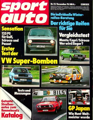 Deckblatt Sport Auto (12/1976)